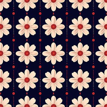 Retro Margrietketting van Artistic