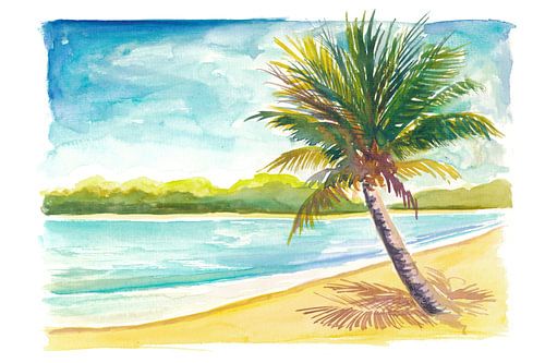 Traumstrand an der Apple Bay Tortola Britische Jungferninseln