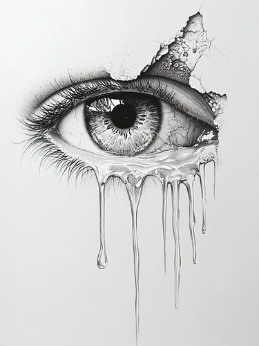 Modernes abstraktes Porträt