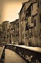 Toscane Italië Lucca Binnenstad Sepia van Hendrik-Jan Kornelis thumbnail