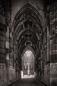 Le passage sous la tour de la cathédrale d'Utrecht. One2expose Wout Kok Photographie sur Wout Kok