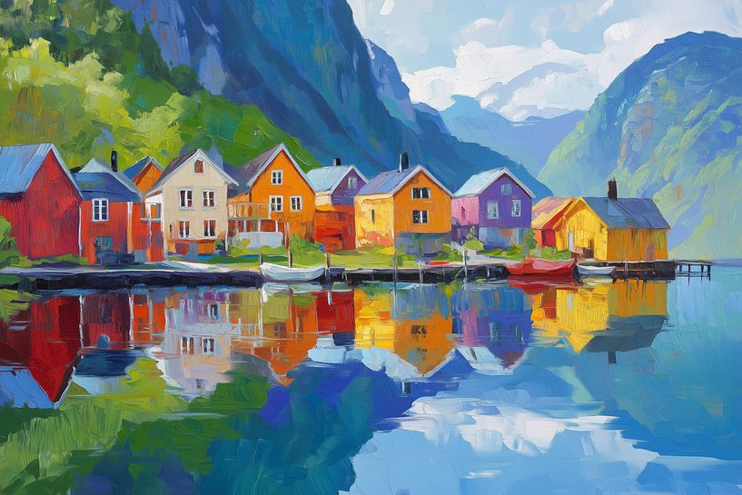 L'été au bord du fjord par ARTemberaubend