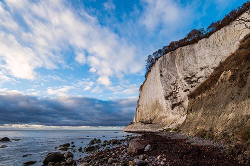 Ostseeküste auf der Insel Moen in Dänemark