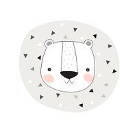 Babykamer, wanddecoratie, grijs wit zwart,