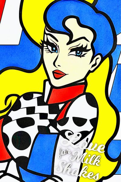 Love for Milk Shakes by zam art