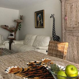 Kundenfoto: Das Mädchen mit dem Perlenohrgehänge - Vermeer Gemälde, auf leinwand
