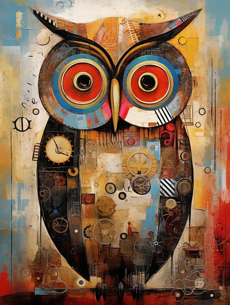 Abstrakte Eule von Imagine