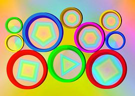 Kreise und Farben von Harry Ucksche