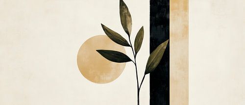 Blad en zon