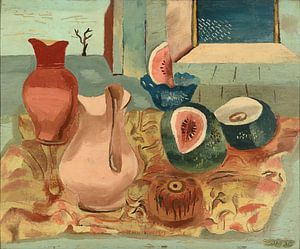 Frances Hodgkins - Cut melons (circa 1931)