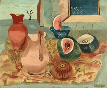 Frances Hodgkins - Cut melons (circa 1931) von Peter Balan