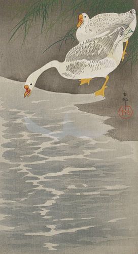 Ducks by Water, Ohara Koson
