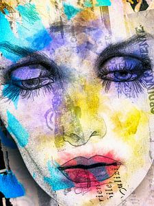 The colorful face