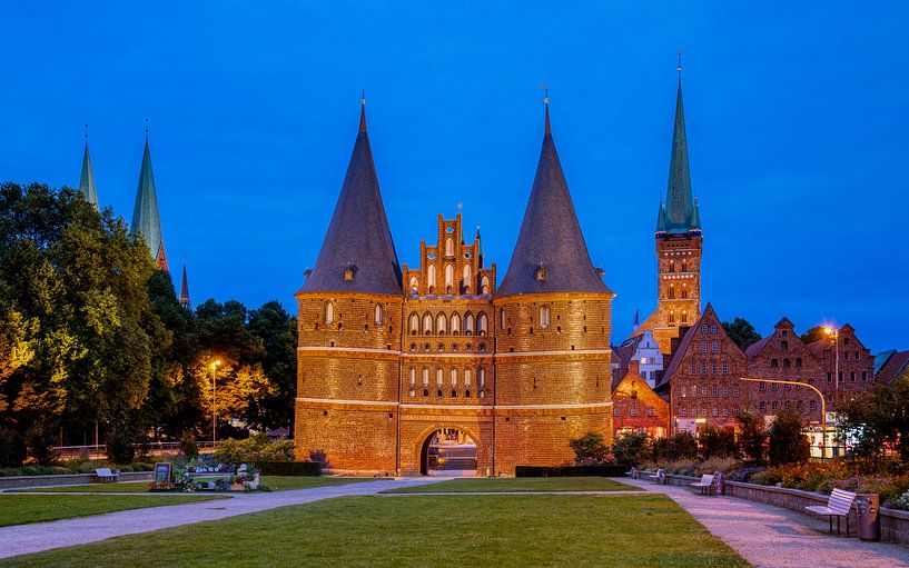 Holstentor, Lübeck, Germany by Adelheid Smitt