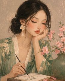 Painting Thoughts by Peridot Alley