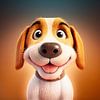 Cheerful dog by Digital Art Nederland