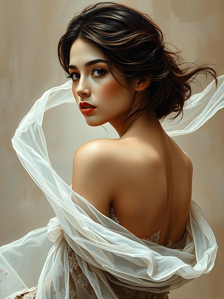 Do you see me a portrait of a woman by Jolique Arte