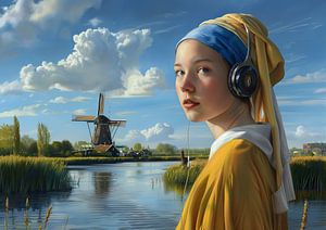 Girl with a Pearl Earring | Europapa | Girl with a Pearl Earring by ARTEO Paintings