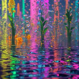 Experimental flowers by Liona Toussaint