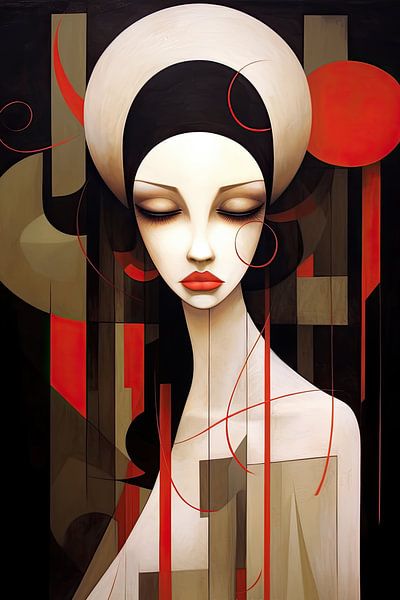 Woman surrealist by Bert Nijholt