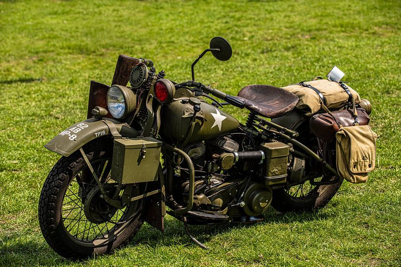 Harley Davidson Army 1940 by Brian Morgan