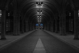 Rijks Museum am frühen Morgen von Peter Valentijn