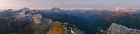 Alpenpanorama von Frank Peters Miniaturansicht