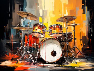 MUSIC ART Drums by Melanie Viola