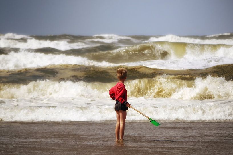 Storm at sea by Hans Heemsbergen