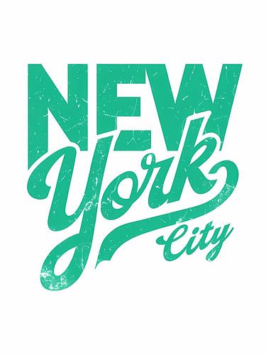 New York City Typografie von Artistic
