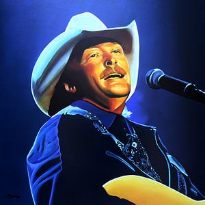 Alan Jackson painting sur Paul Meijering