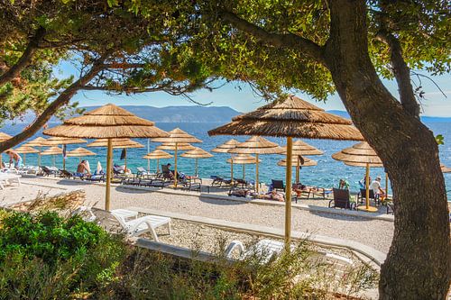 Urlauber am Mittelmeer von Lars-Olof Nilsson