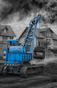 crane for coal loading steam locomotive