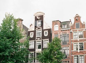 Amsterdamse grachtenpanden | Reisfotografie Nederland van Alexandra Vonk