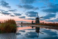 Sunrise at Kinderdijk by Gea Gaetani d'Aragona thumbnail