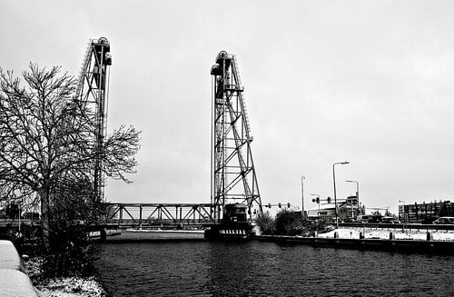Waddinxveen lift in the snow.
