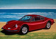 Ferrari Dino 246 GT 1969 Painting by Paul Meijering thumbnail