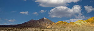 El Teide, Vulkan auf Teneriffa Spanien. Panoramafoto