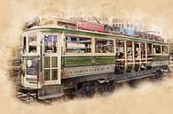 Tramway historique à Christchurch par Peter Roder Aperçu