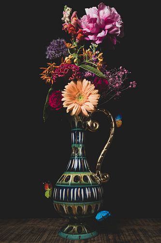 Still life Colourful flowers