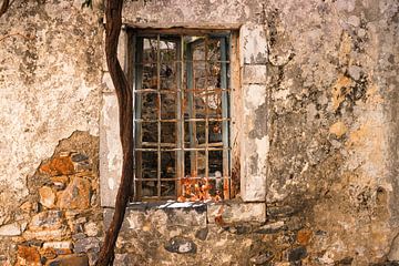 Old wall with window