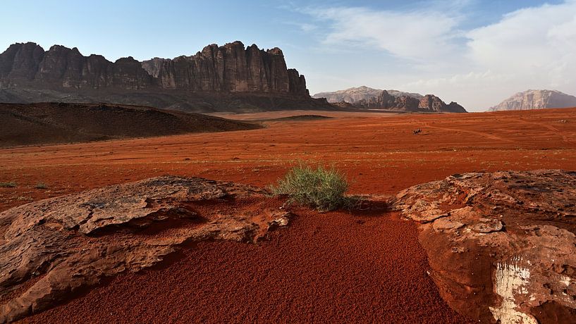 Ambiance du soir dans l'immensité du Wadi Rum par Oliver Lahrem