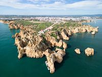 Lighthouse at the Ponta da Piedade in Lagos (Portugal)