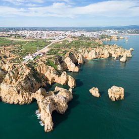 Lighthouse at the Ponta da Piedade in Lagos (Portugal) by David Gorlitz