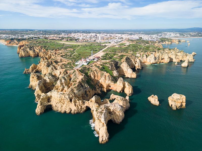 Lighthouse at the Ponta da Piedade in Lagos (Portugal) by David