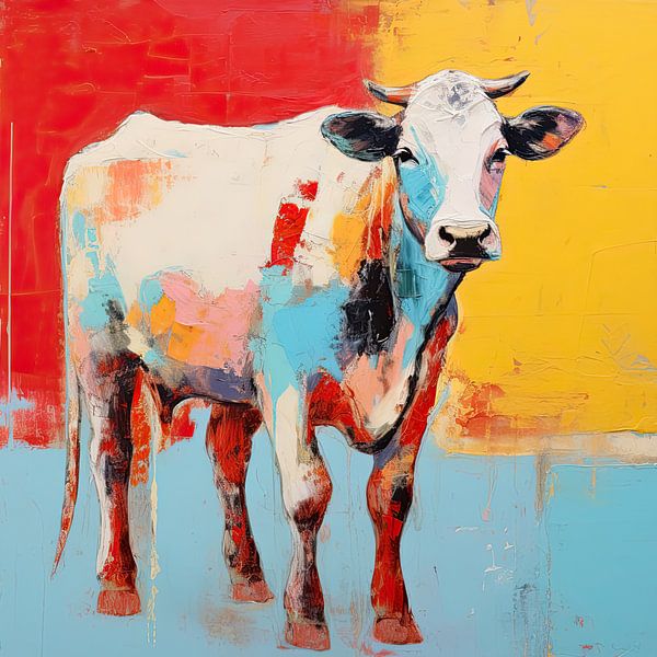 Cow abstract by Wall Wonder