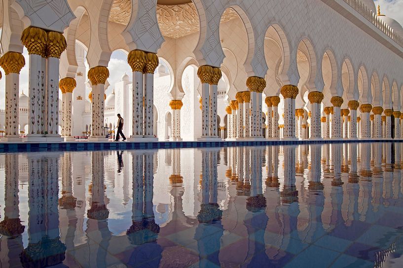 Sheikh Zayed Moschee in Abu Dhabi von Peter Schickert