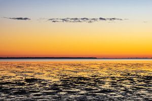 Sonnenaufgang am Wattenmeer auf der Insel Amrum
