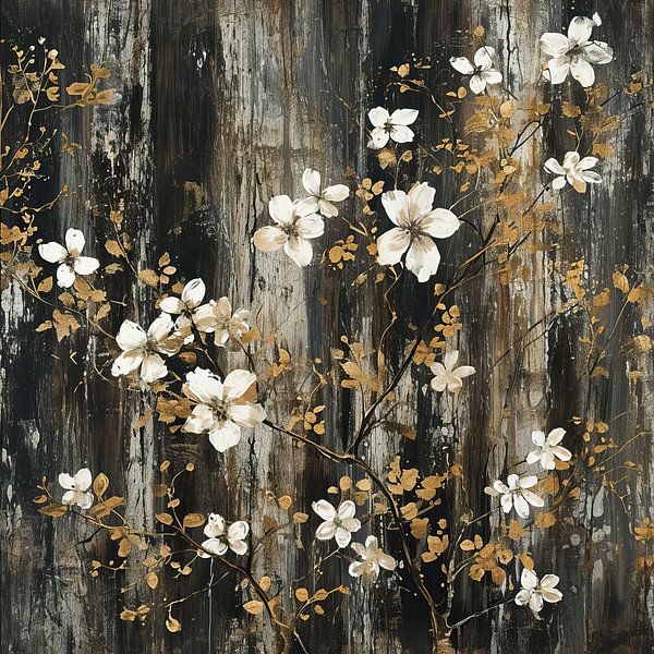 Golden Leaves by Wonderful Art