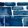 Chill Vibes 01 | Aquarel schilderij van WatercolorWall